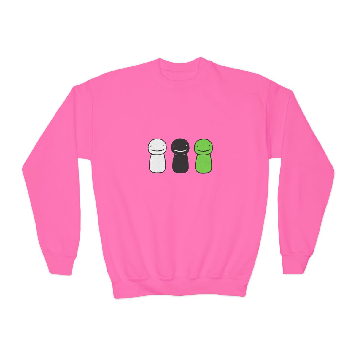 Dream Fuzzy Blob Kids Sweatshirt - alternate angle 2, merchandise